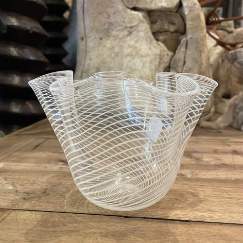 Vase filigrane murano venini - vase,
