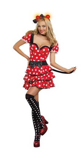 Costume robe pois sexy - de,