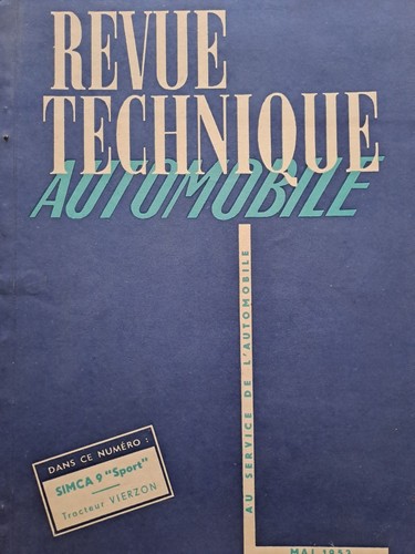 Simca sport revue technique - simca,