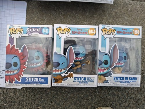Lot funko pop disney stitch - disney,