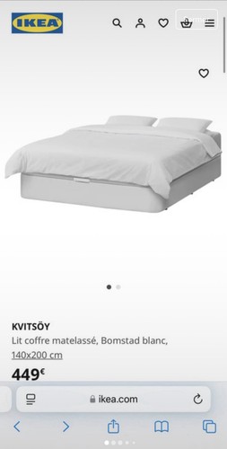 Lit coffre 140 200 cm - coffre, *