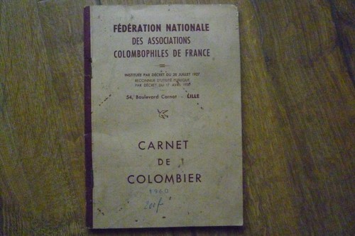 Carnet colombier 1960 - carnet,