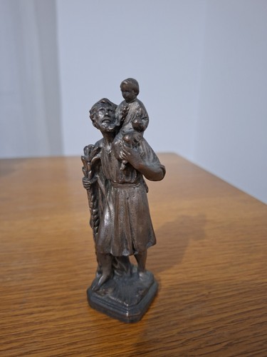 Statuette ancienne saint - statuette,