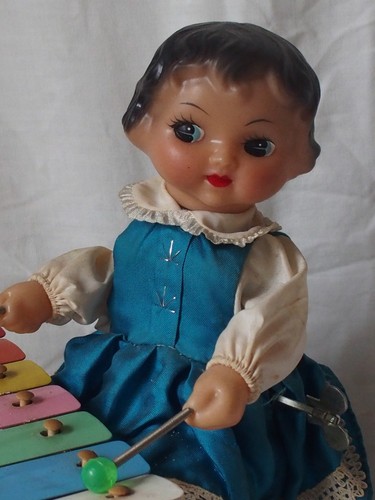 Jouet ancien poupée automate - jouet, /poupée