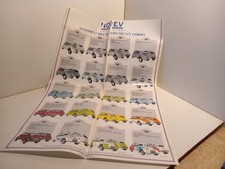 Catalogue Poster Collection Miniature Range All Citroen 2CV Norev 60 X 42 cm