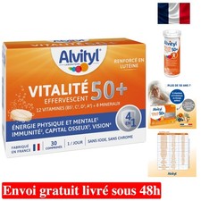 Vitalité 50 + Comprimés effervescents, goût tropical