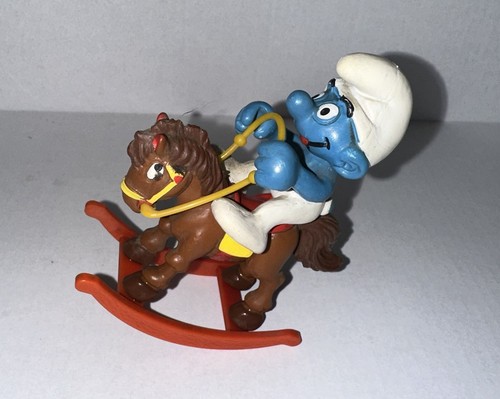Schtroumpf cheval bascule - schtroumpf, à