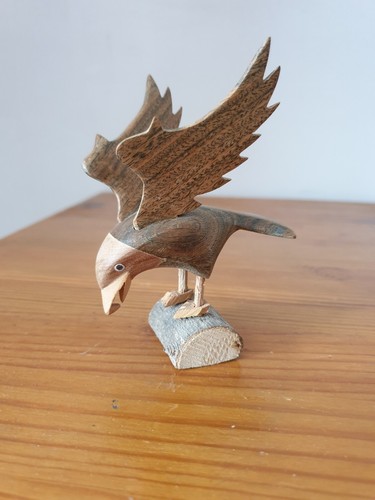 Figurine bois un - bois, aigle