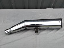 1983-86 Honda V65 Magna Chrome Left Exhaust Muffler Pipe Solid! VF1100C VF 1100