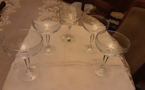 Coupes champagne cristal - a,