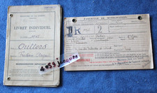 MILITARY BOOKLET CLASS 1945 / F OUTTERS / DUNKIRK