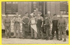 cpa CARTE PHOTO CUISINE