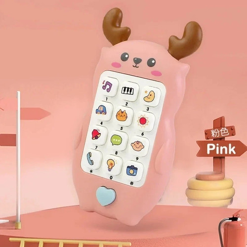 Baby phone toy music - phone, teether