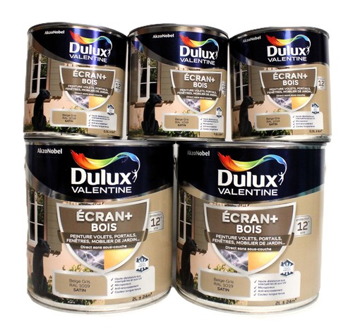 Lot peinture bois dulux - peinture,