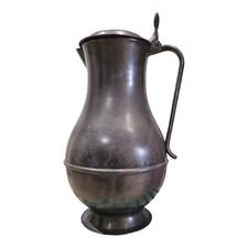 Pichet en  étain massif