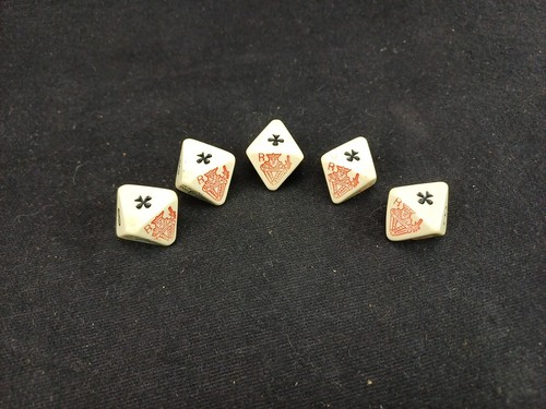 Rare jeu dés faces - jeu, 5x