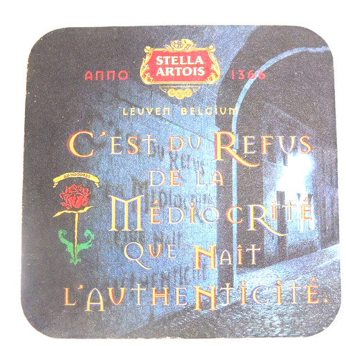 Under bock coaster dessous - bock, de