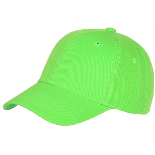 Casquette baseball verte fluo - casquette,