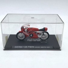 Atlas Newsstand 1/43 Derbi 125 Twin 1971 A. Nieto Motorcycle Action Figure