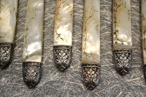 Petits couteaux nacre - couteaux,