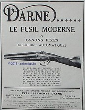 1927 AD DARNE MODERN FIXED GUN RIFLE AUTOMATIC EJECTOR AD PUB