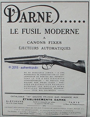 Publicite darne fusil - darne, moderne