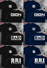 New France French Special Elite Police Forces GIGN Raid BRI T-shirt