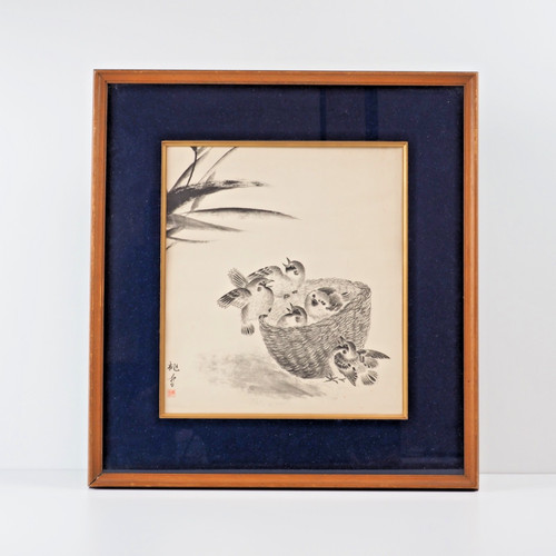 Tableau japonais sumi - tableau,