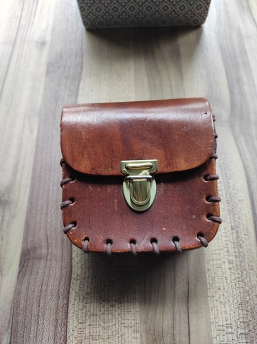 Mini sacoche cuir fauve - mini,