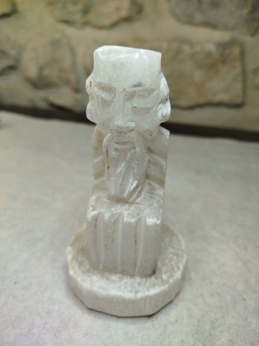 Statuette chinoise albatre - chinoise, en