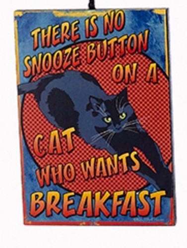 Ksa wooden cat - wooden, plaque