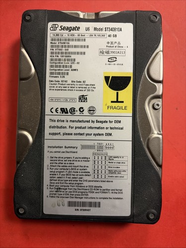 Disque dur seagate 40 - disque,