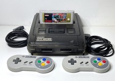 Console Super Nintendo Custom - SNES - 2 Manettes - Jeu Street Fighter 2