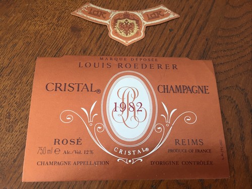 Une étiquette champagne - de,