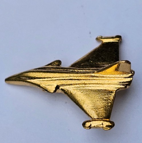 Avion rafale pin doré - en,
