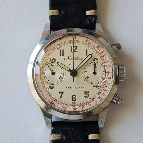 Minerva waterproof chrono - minerva,