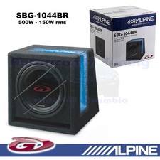 Alpine SBG-1044BR Subwoofer Passif Bass Reflex En Boîtier De 25 Cm (10'') 500W