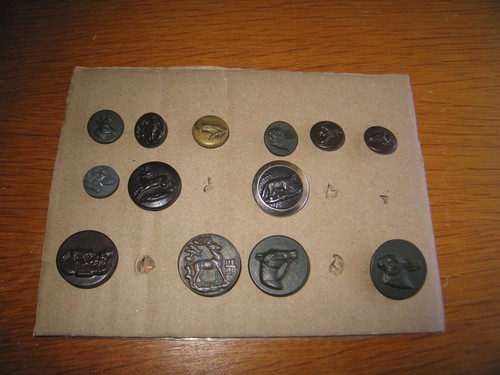 Boutons vénerie