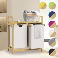 Collecteur à linge en bambou