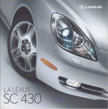 Catalogue Brochure Lexus SC
