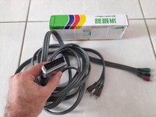 cable video Scart(péritel rgb) vers YUV (component) et composite + Degausseur