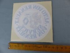 Sticker sticker car by Renault service by Renault sticker vintage B12