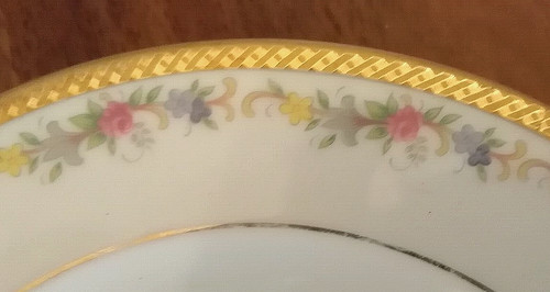 Assiettes gâteau guirlande - assiettes,