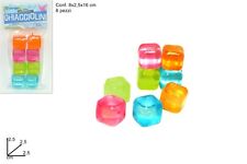 X 8 Petits Cubes Glace Faux