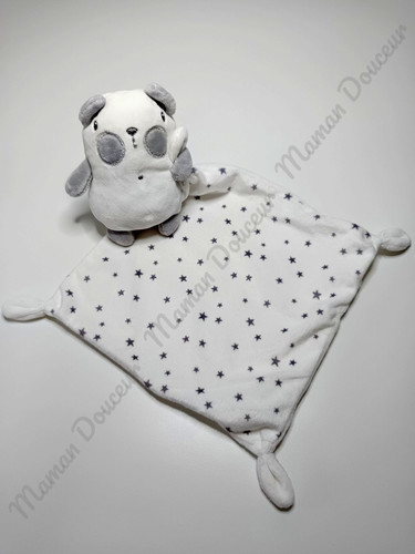Peluche doudou plat carré - plat,