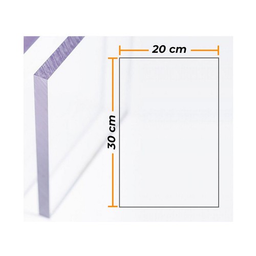 Plaque compossar transparent - plaque,