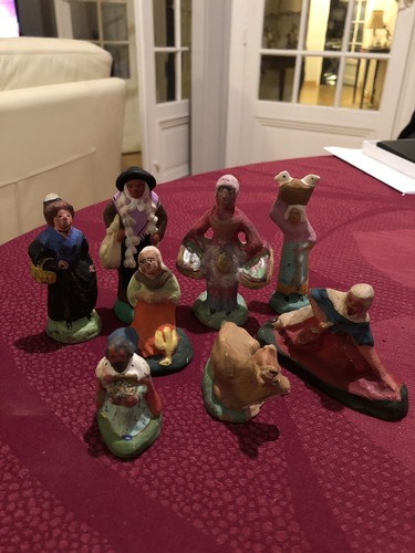 Lot santons crèche - de, en