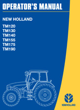 New Holland TM120 TM130 TM140 TM155 TM175 TM190 Tractor Operators Manual PDF USB
