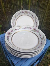 6 assiettes Creuses porcelaine