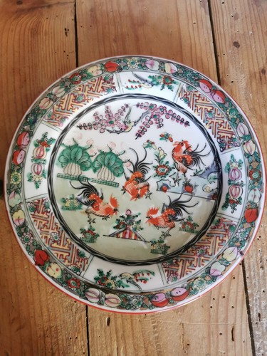 Ancienne assiette - , en